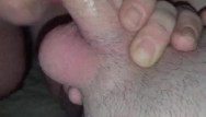 Licked his balls my wife - Throat his cock and lick balls at the same time until he unloads on my face