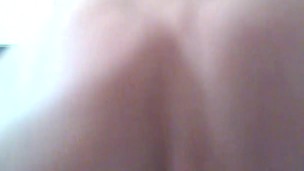 Riding A 9" Thick Dildo