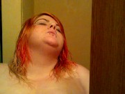 fondling tits after shower