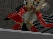 Vixen and her SL brother Stallion =^.^= 2/16