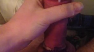 2 Cock rings on cumshot
