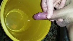Huge & Massive Pissing Cumshot + Cumshot Slo-Mo