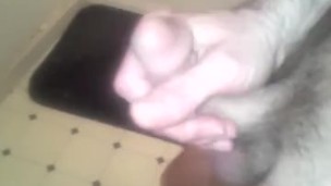 Stroking my cock