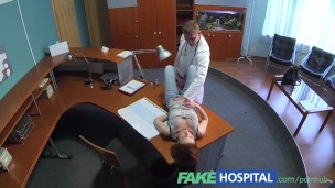 FakeHospital Petite redheads sexual skills makes doctor cum twice