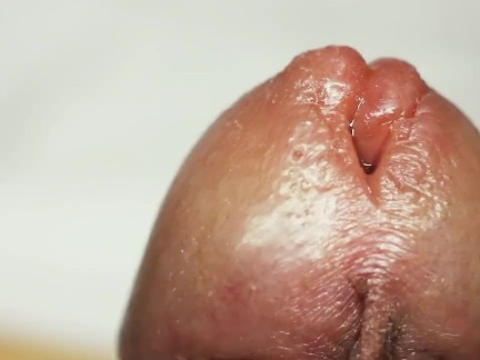 close up cock cumming
