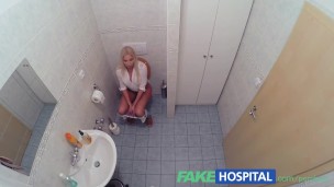FakeHospital Horny busty blonde receives a creampie from the doctor