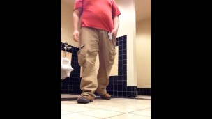 Chubby Boy Stripping In School Restroom 2