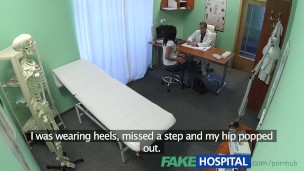 FakeHospital Hot black haired mom cheats on hubby with doctor