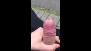 Playing with my Dick in Public