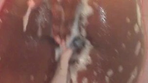 Lil Clip in the shower!!