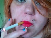 Smoking compilation - Screenshot 15 of 16 - Blue Eyes