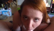 Blow jobs face - Happy ellie blow job with messy facial