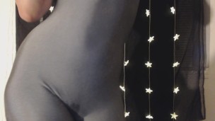 Wet Pussy Spandex Tease