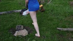 First nude in public