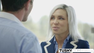 TUSHY Teen Kacey Jordan Takes it in the Ass!