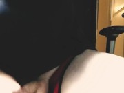 Solo Cock Ring, Pocket Pussy Fucking, Stroking and massive CUM Shot