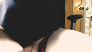 Solo Cock Ring, Pocket Pussy Fucking, Stroking and massive CUM Shot
