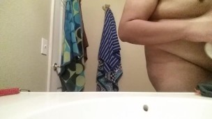 Tiny Dick Chubby Boy Loves To Show Off Before, Inside, And After Shower