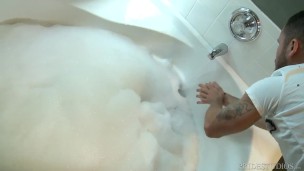 Extra Big Dicks Releasing Pressure In The Bath