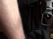 Ginger slut Sabrina Jay gets throated and coated with cum 12/16