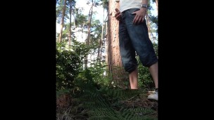 Taking a pee in public