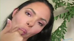 Latina babe handjob