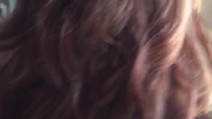 Thick Red Head Stripping With Her Soaking Wet Pussy