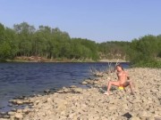 Katya Clover - Rainbow Fleshing on River