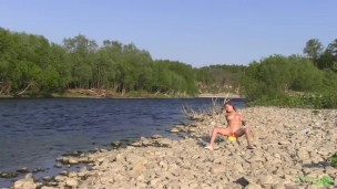 Katya Clover - Rainbow Fleshing on River