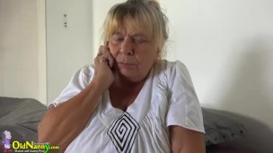 girl with big boobs and redheaded mature with dildo