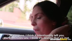 StrandedTeens - Hot Euro teen needs a ride