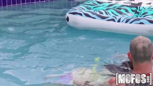 Mofos - Perfect pool party orgy