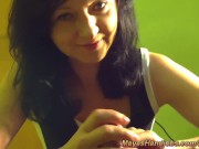 Femdom cbt handjob with 2 huge cumshots 1/16