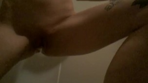 In the shower
