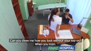 FakeHospital Sexy nurse makes doctors son cum twice