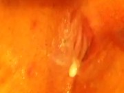 Playing with myself and my cum