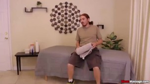 Horny babe painful handjob