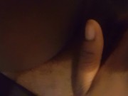 Huge titties soaking pussy up close cum