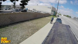Bad Tow Truck - Brunette cheats on bf for a tow