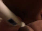 Pounding her pussy while she uses her wand POV 16/16