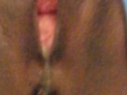 Squirting... Cum dripping video