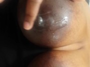 Cum on my tits