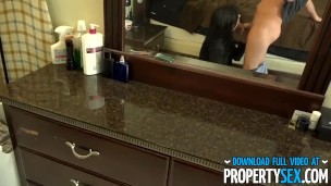 PropertySex - Realtor uses her skilled mouth and pussy to convince buyer