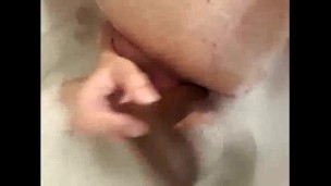 Bath time with toy