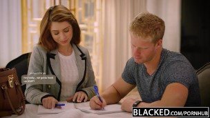 BLACKED Sorority Girl Joseline Kelly First Interracial