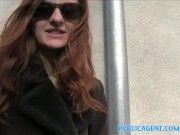 PublicAgent Naughty redhead fucked hard outdoors