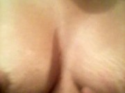 playing with my titties