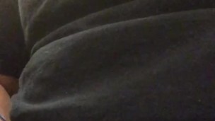 Me continuing to talk and sit in the house with my cock out with friends ar