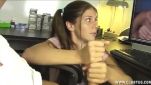 Watching porn and jerking off