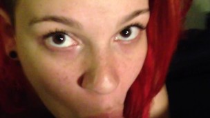 pink hair wife throating